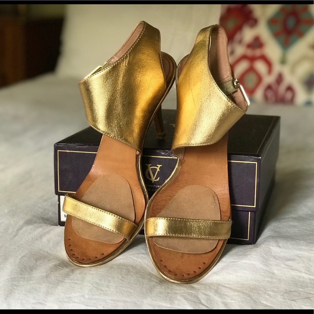 Vero Cuoio Gold Heels